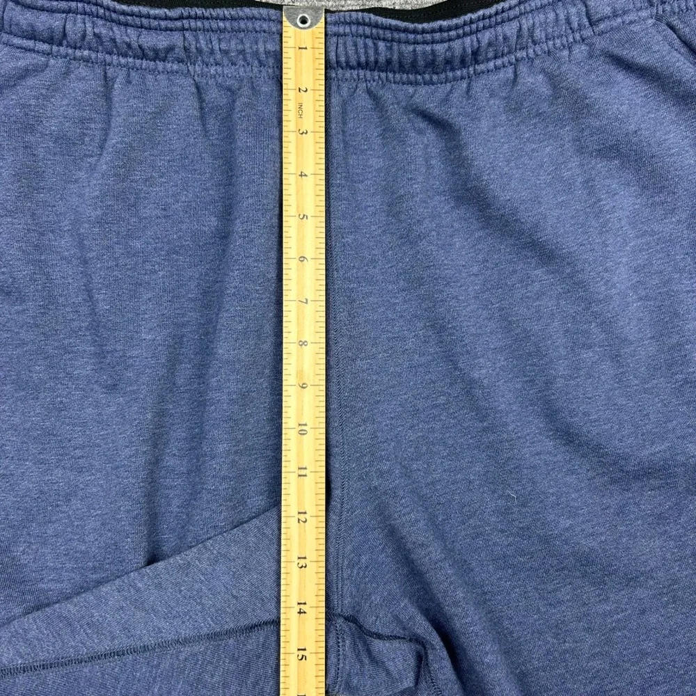 Nike Gym Heritage Sweatpants Mens 2XL Blue Dri-FIT Jogger Fleece Fitness Pants